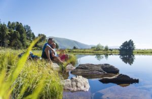 Natur aktiv Nockberge Pause beim Wandern