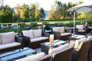 Lounge schöne Sitzterrasse am Wörthersee